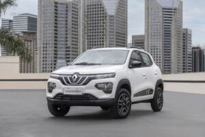 Renault Kwid E Tech 100% Elétrico. Foto: Rodolfo BUHRER / La Imagem / Renault